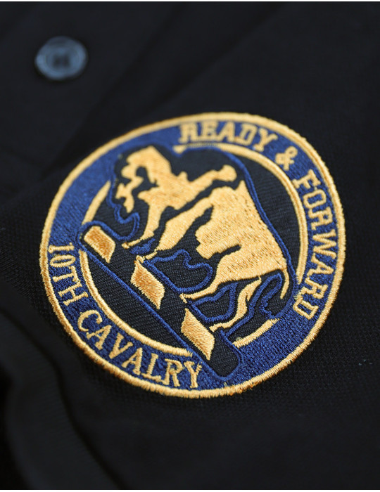 BUFFALO SOLDIERS POLO SHIRT_BLACK