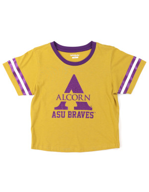 ALCORN STATE CROPPED TEE