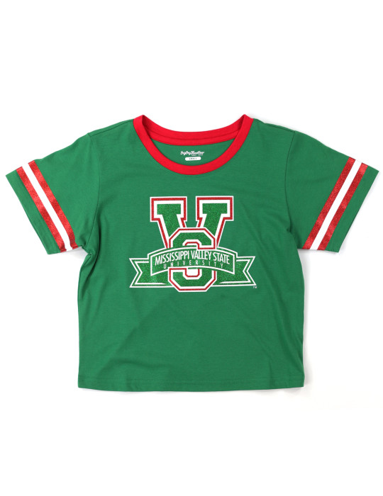MISSISSIPPI VALLEY STATE CROPPED TEE