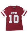 WOMEN'S NORTH CAROLINA CENTRAL FOOTBALL JERSEY TEE