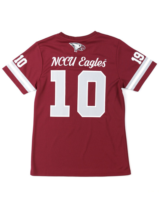 WOMEN'S NORTH CAROLINA CENTRAL FOOTBALL JERSEY TEE