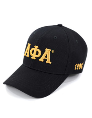 APA LETTER BALL CAP_BLACK