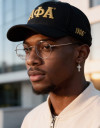 APA LETTER BALL CAP_BLACK