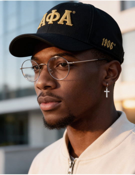 APA LETTER BALL CAP_BLACK