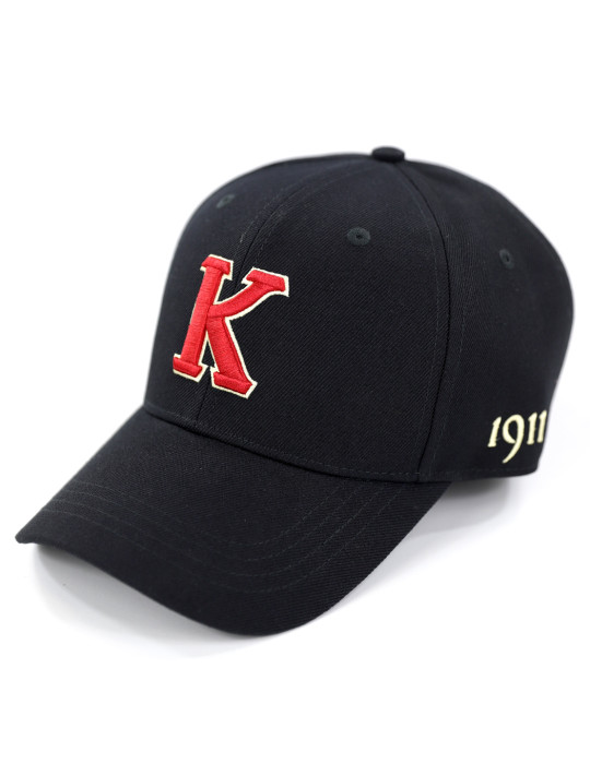 KAP LETTER BALL CAP_BLACK