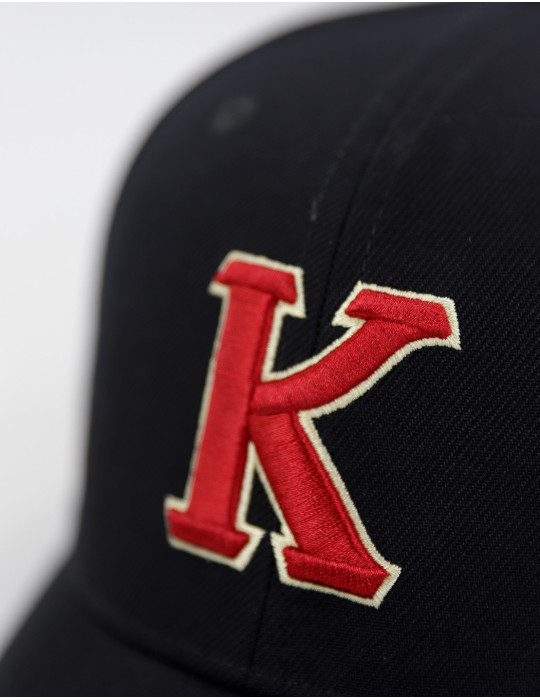 KAP LETTER BALL CAP_BLACK
