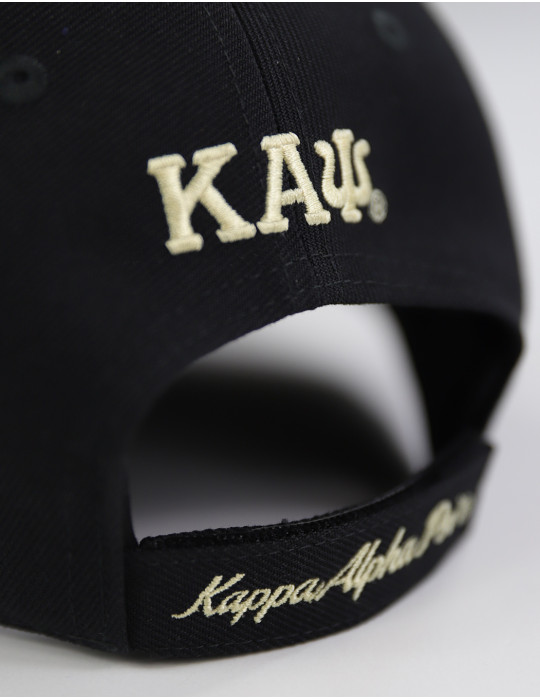 KAP LETTER BALL CAP_BLACK