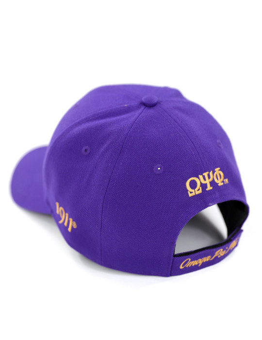 OPP LETTER BALL CAP_PURPLE
