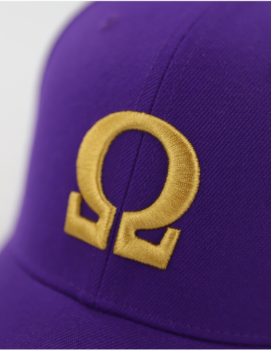 OPP LETTER BALL CAP_PURPLE