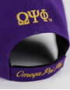 OPP LETTER BALL CAP_PURPLE