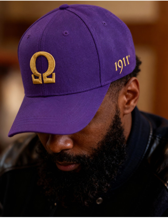 OPP LETTER BALL CAP_PURPLE