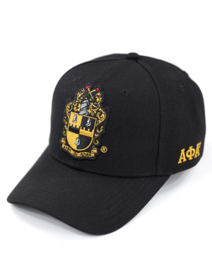 APA CREST BALL CAP_BLACK