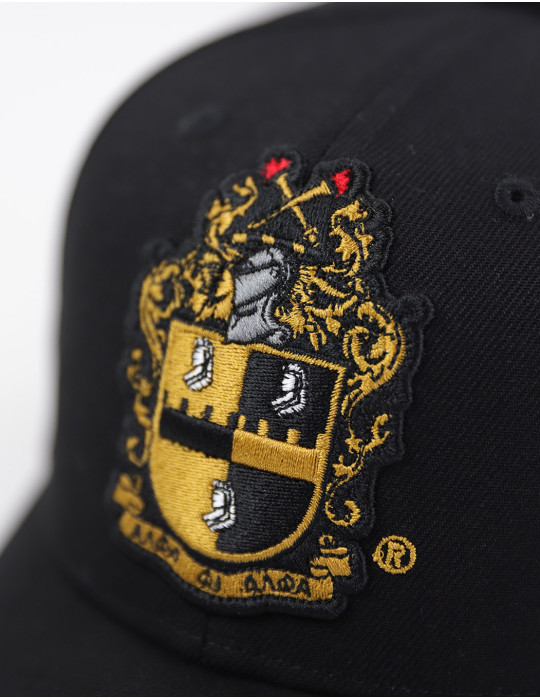 APA CREST BALL CAP_BLACK