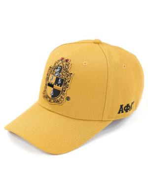 APA CREST BALL CAP_OLD GOLD