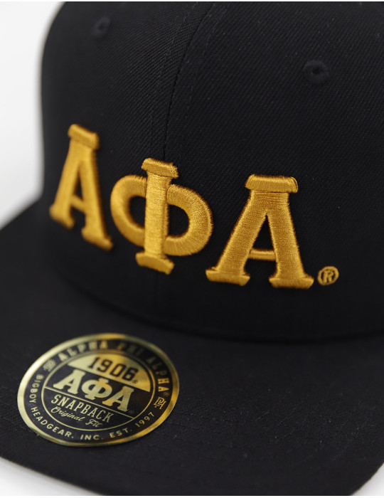 APA LETTER SNAPBACK CAP