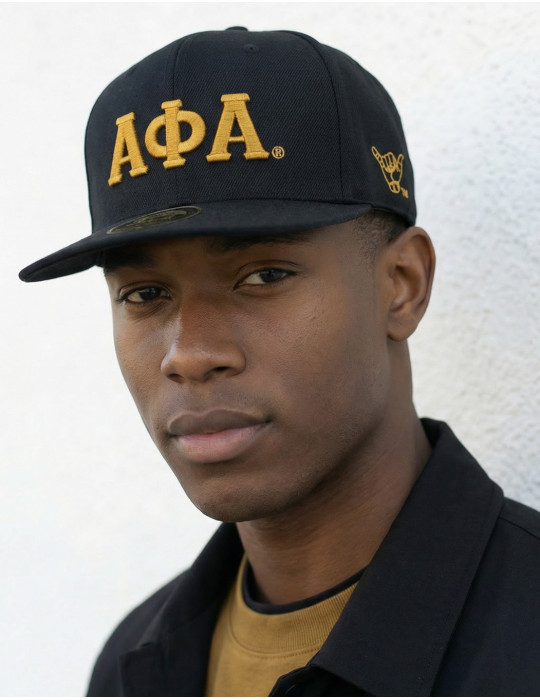 APA LETTER SNAPBACK CAP