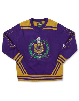 OPP WOOL V-NECK SWEATER_PURPLE