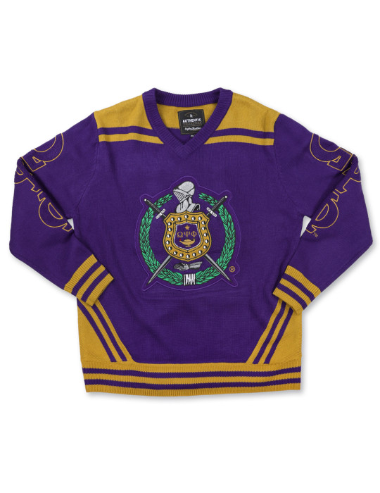 OPP WOOL V-NECK SWEATER_PURPLE