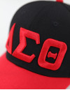 DST LETTER BALL CAP_BLACK