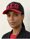DST LETTER BALL CAP_BLACK