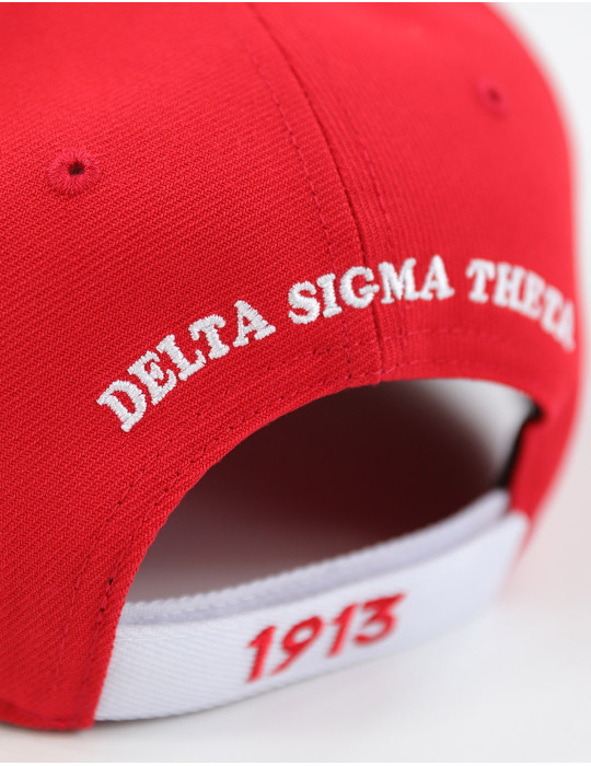 DST LETTER BALL CAP_RED