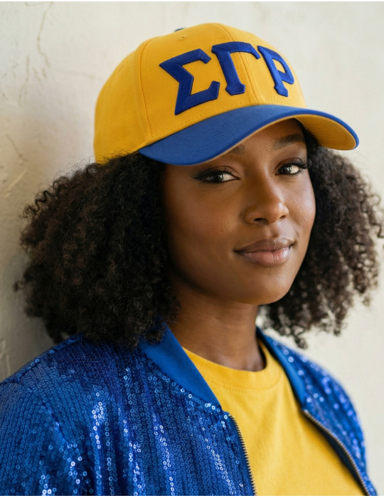 SGR LETTER BALL CAP_GOLD