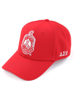 DST CREST BALL CAP_RED