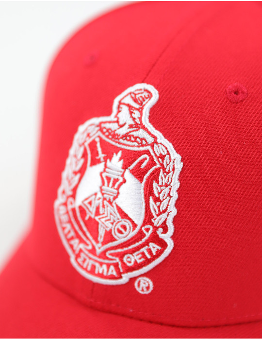 DST CREST BALL CAP_RED