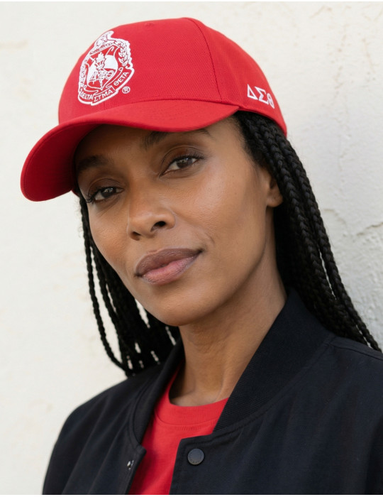 DST CREST BALL CAP_RED