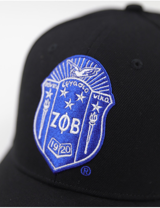 ZPB CREST BALL CAP_BLACK