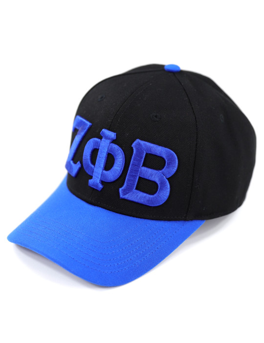 ZPB LETTER BALL CAP_BLACK