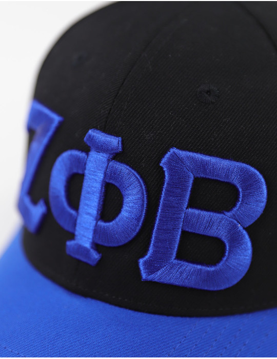 ZPB LETTER BALL CAP_BLACK