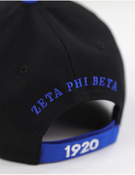 ZPB LETTER BALL CAP_BLACK