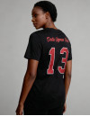 DST GLITTER DRY FIT TEE_BLACK