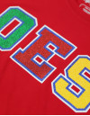 OES GLITTER DRY FIT TEE_RED