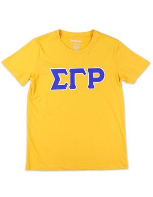 SGR GLITTER DRY FIT TEE_GOLD