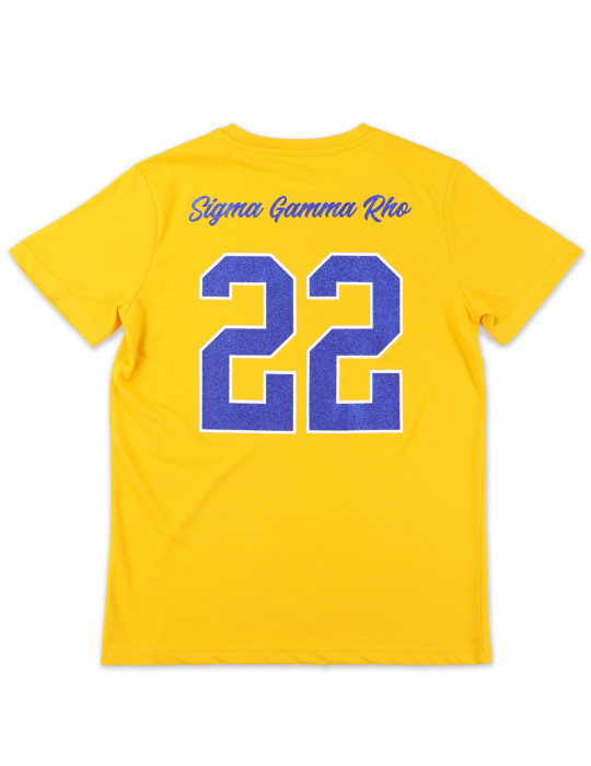 SGR GLITTER DRY FIT TEE_GOLD