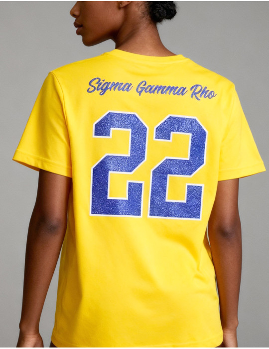 SGR GLITTER DRY FIT TEE_GOLD