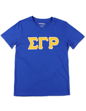 SGR GLITTER DRY FIT TEE_ROYAL BLUE