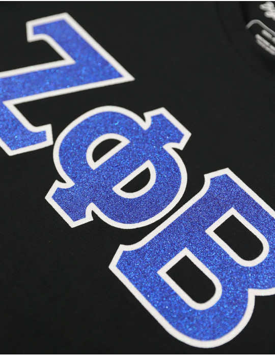 ZPB GLITTER DRY FIT TEE_BLACK