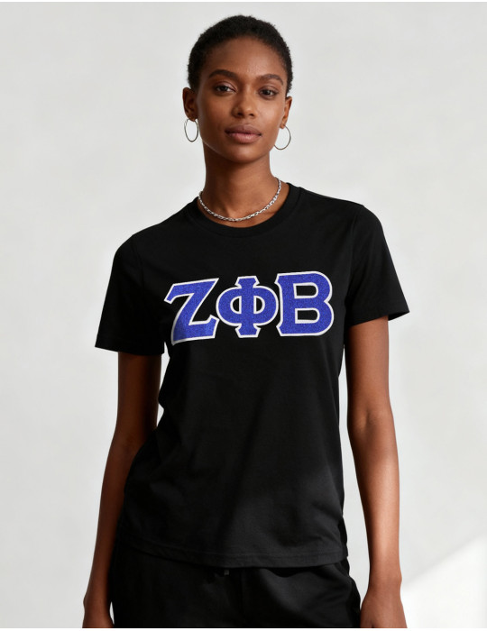 ZPB GLITTER DRY FIT TEE_BLACK