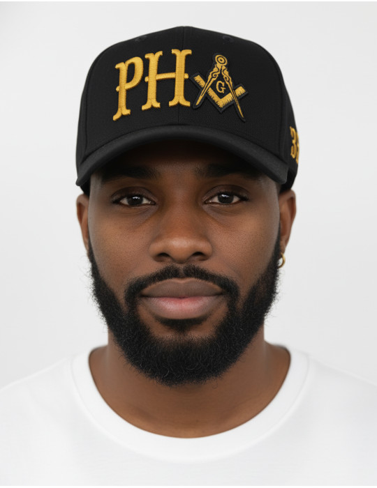 PRINCE HALL CREST BALL CAP