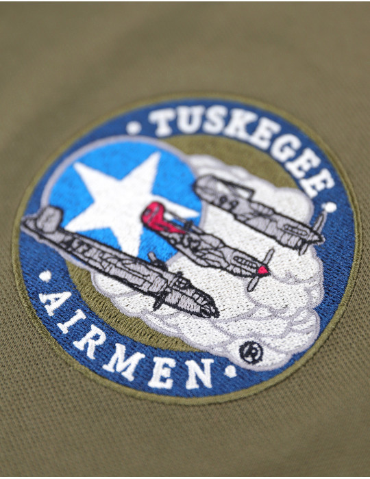 TUSKEGEE AIRMEN POLO SHIRT_GREEN