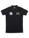 TUSKEGEE AIRMEN POLO SHIRT_BLACK