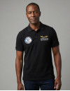 TUSKEGEE AIRMEN POLO SHIRT_BLACK
