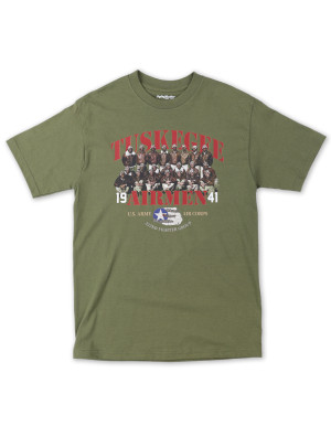 TUSKEGEE AIRMEN GRAPHIC TEE_GREEN