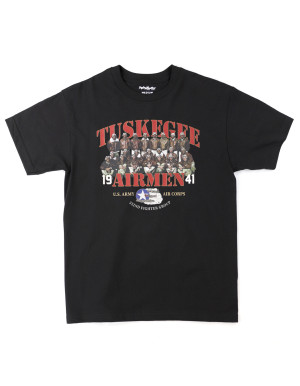 TUSKEGEE AIRMEN GRAPHIC TEE_BLACK