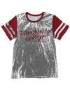 MOREHOUSE COLLEGE SCRIPT SEQUIN TEE
