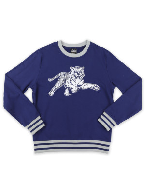 JACKSON STATE STRIPED RIBBING SWEATSHIRT