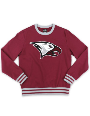 NORTH CAROLINA CENTRAL STRIPED RIBBING SWEATSHIRT